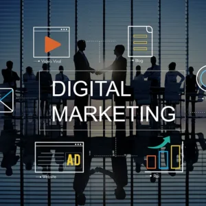 marketing digital iconos gente negocios